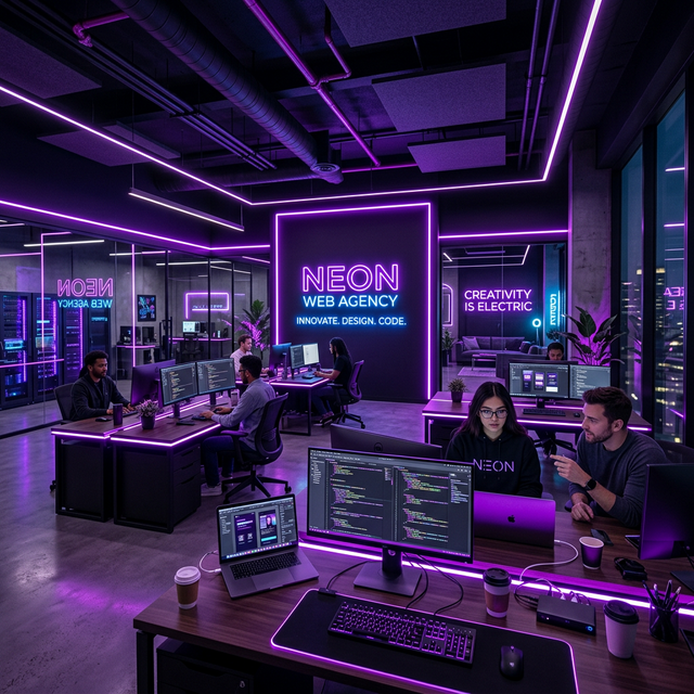 Espace de travail moderne et technologique